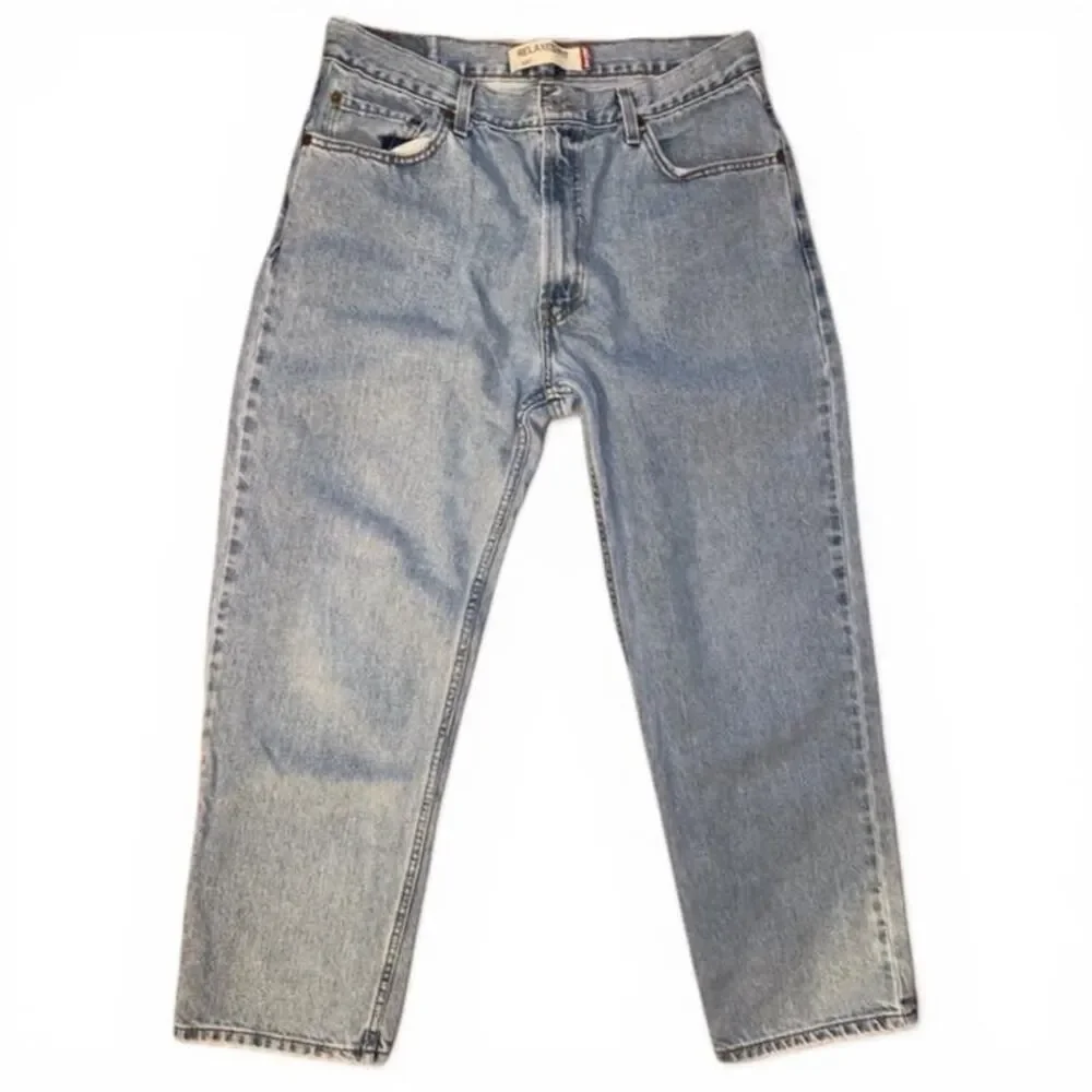 Levis 550 Baggy Jeans 36x30 Light Wash Blue Relaxed Fit Vintage Y2K